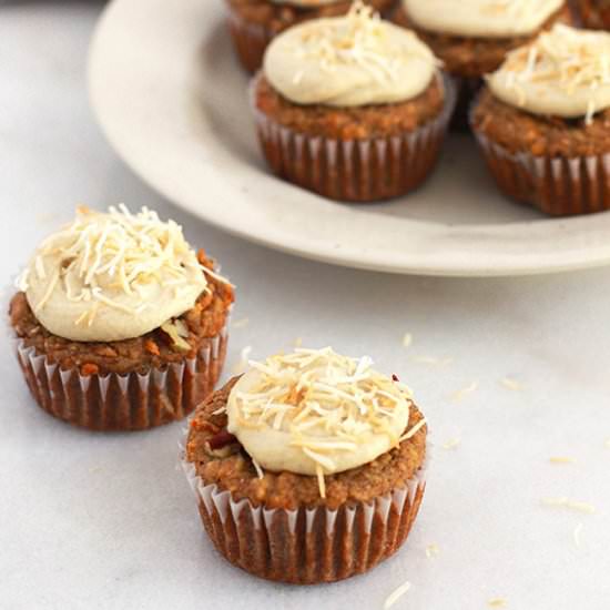 Carrot Cake Muffins - Recipe photo by FitLiving Eats