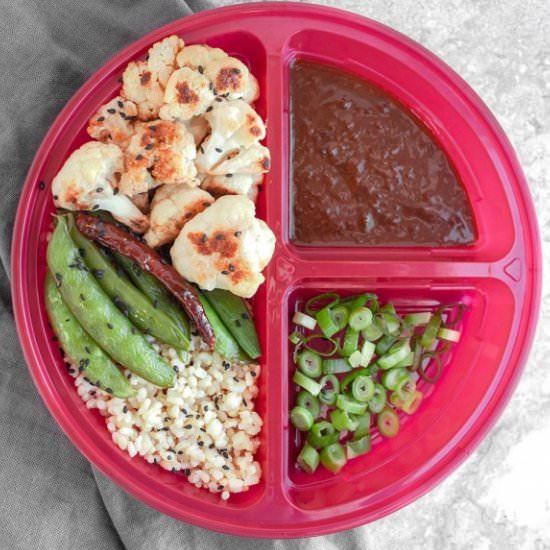 General Tso's Cauliflower Meal Prep - Recipe photo by mealpreponfleek
