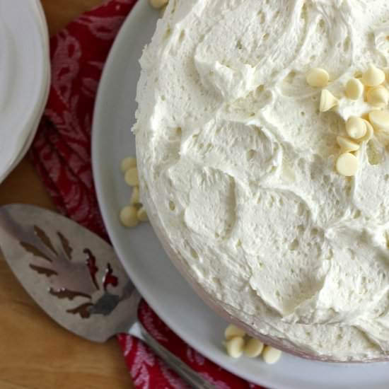 White Chocolate Cake - Recipe photo by ReneesKitchenAdventures