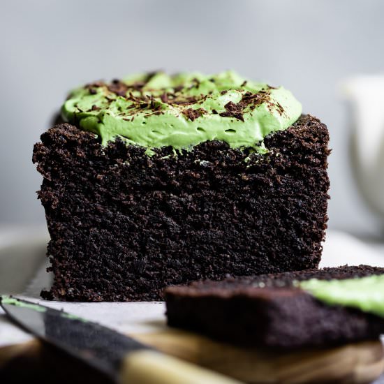 Chocolate Black Sesame Cake - Recipe photo by snixykitchen