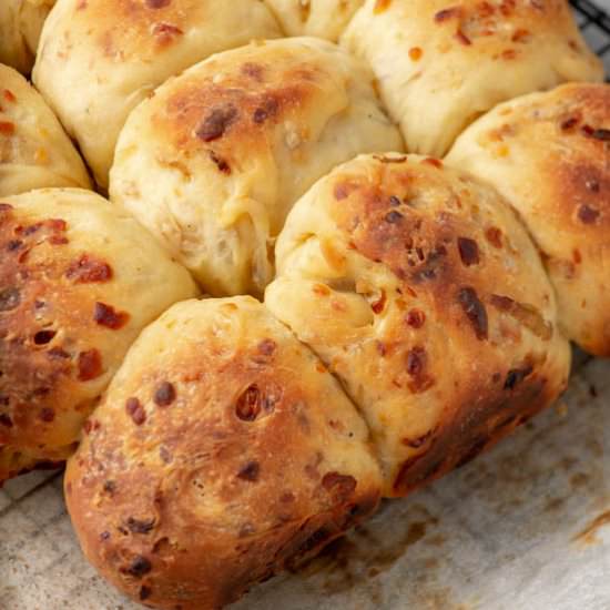 Pull Apart Onion Rolls - Recipe photo by Barbara Curry