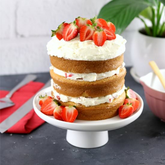 Strawberry Shortcake Birthday Cake - Recipe photo by SouthernInLaw