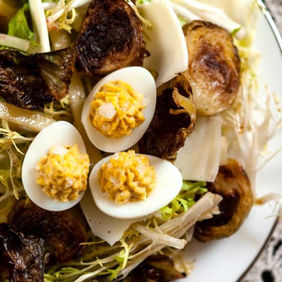 Roasted Brussels Sprouts Salad - Recipe photo by shekeepsalovelyhome