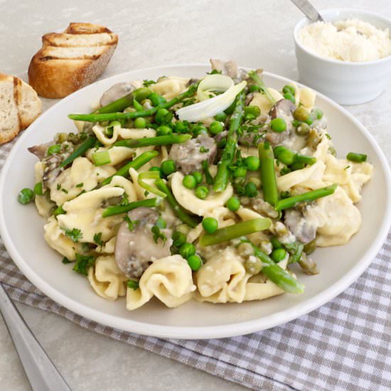 Mushroom Asparagus Tortellini - Recipe photo by anothertablespoon