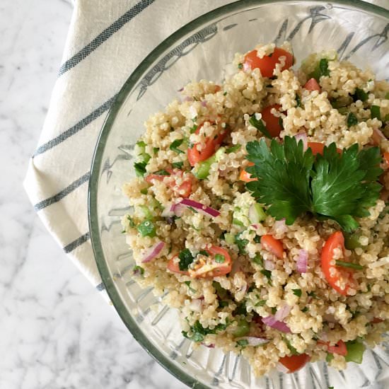 Mediterranean Quinoa Salad - Recipe photo by lifestyleofafoodie