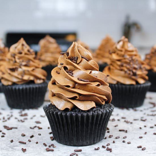 Chocolate Buttercream Frosting - Recipe photo by Chelsweets