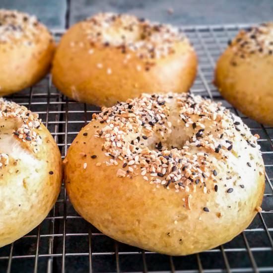 NY Bagels - Recipe photo by The Cosmic Cookie Jar