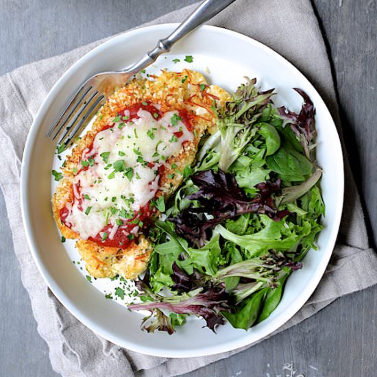 Caulilflower Parmigiana - Recipe photo by fromachefskitchen