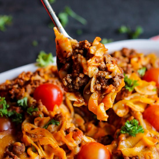 Puerto Rican Pasta Bake - Recipe photo by Latina Mom Meals