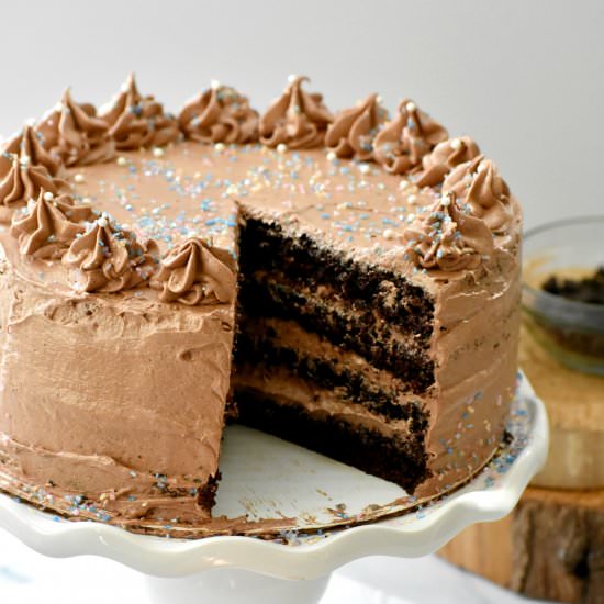 Grain Free Chocolate Cake - Recipe photo by living freely gluten free