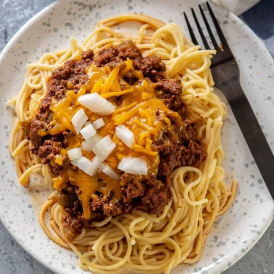 Instant Pot Cincinnati Chili - Recipe photo by garnishedplate