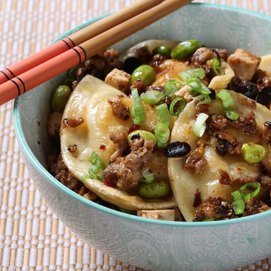 Szechuan-Style Pierogies - Recipe photo by hgray001