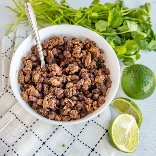 Cafe Rio Black Beans - Recipe photo by Blessthismess