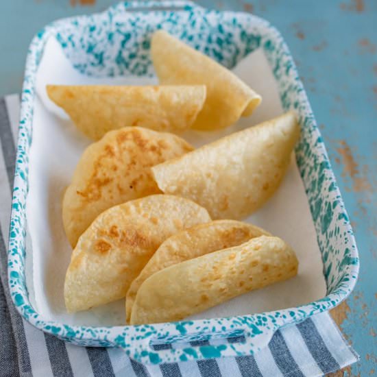 Homemade Hard Corn Taco Shells - Recipe photo by Blessthismess