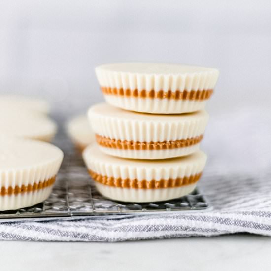 White Chocolate Peanut Butter Cups - Recipe photo by Simplylakita