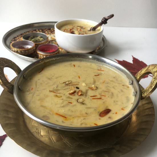 Vegan Lauki Kheer - Recipe photo by CurryandVanilla
