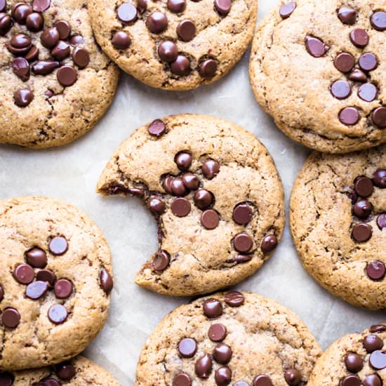 Chewy Almond Butter Cookies - Recipe photo by asimplepalate