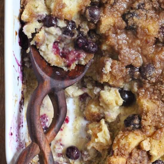 Blueberry French Toast Casserole - Recipe photo by suebeehomemaker
