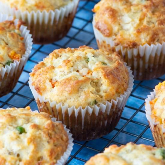 Savoury Lunchbox Muffins - Recipe photo by CharlottesLivelyKitchen