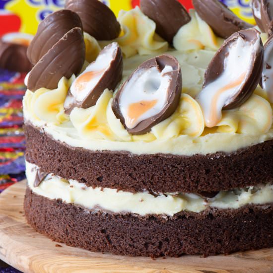 Creme Egg Cake - Recipe photo by CharlottesLivelyKitchen