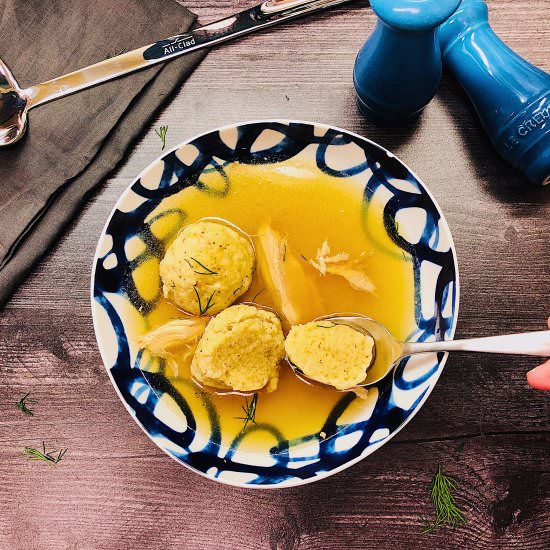 Bubbie Worthy Matzah Balls - Recipe photo by 500Spatulas