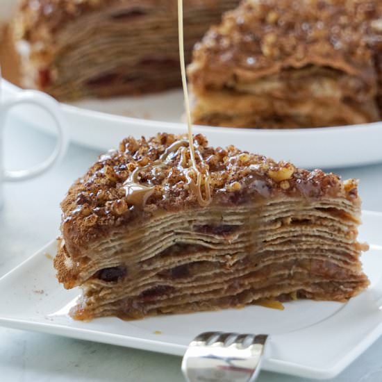 Apple Crepe Cake - Recipe photo by Healthy Taste Of Life