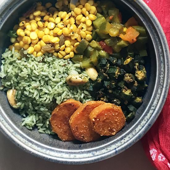 Indian Buddha Bowls - Recipe photo by steamingpot
