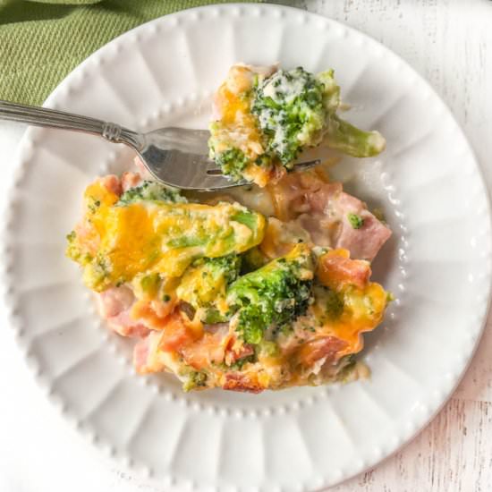Low Carb Broccoli & Ham Casserole - Recipe photo by MyLifeCookbook