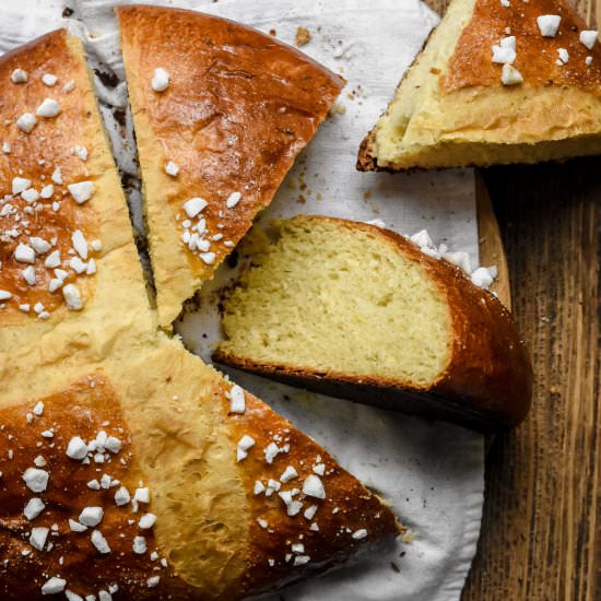 Orange Anise Sugared Easter Brioche - Recipe photo by pardon your french