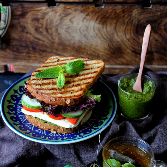 green chutney paneer sandwich - Recipe photo by easyfoodsmith
