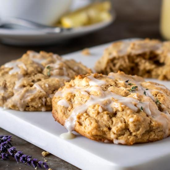 GF Lemon Thyme Scones - Recipe photo by crazyinspiredlife