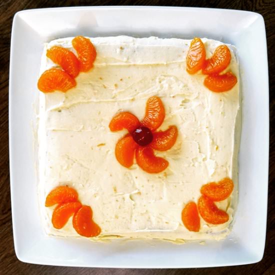 Orange Cake & Orange Buttercream - Recipe photo by oldguykitchen