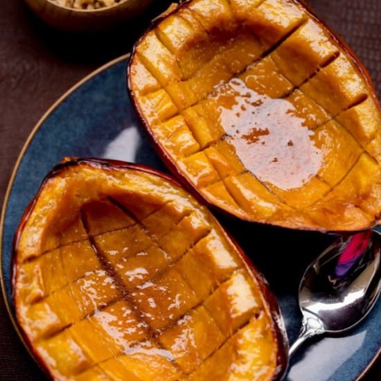 Baked Acorn Squash Recipe - Recipe photo by letthebakingbegin