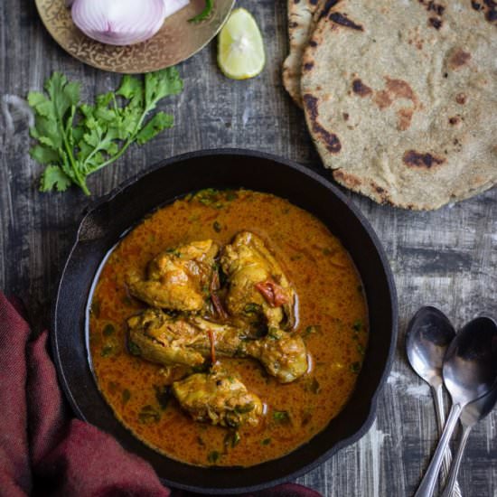 Murg Tamatari / Tomato Chicken - Recipe photo by Ghezaeshiriin