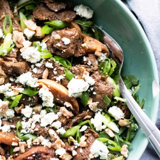 Balsamic Steak and Apple Salad - Recipe photo by servingtonight