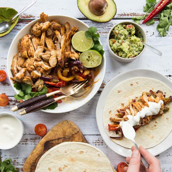 Sheet Pan Chicken Fajitas - Recipe photo by dontgobaconmyheart