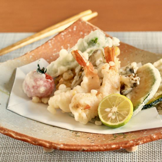 Tempura Moriawase - Recipe photo by ochikeron