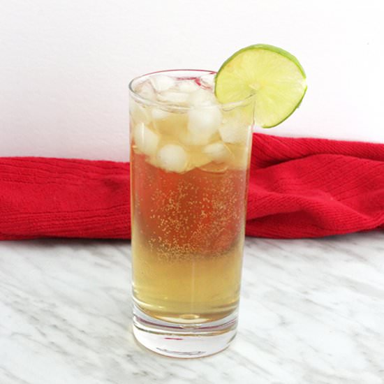 Spiced Rum Cocktail w/ Apple Vodka - Recipe photo by SlowThe CookDown