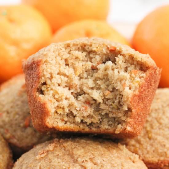 Orange Carrot Oat Muffins (GF) - Recipe photo by milehighmitts