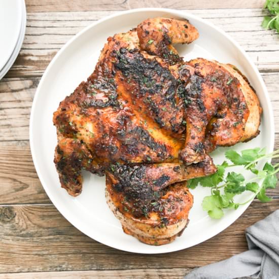 Spatchcock Chicken Recipe - Recipe photo by cookingwithbliss