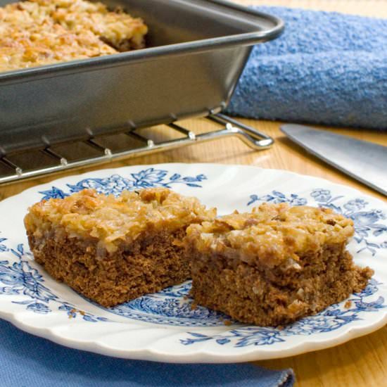 German Chocolate Brownies - Recipe photo by Share The Recipe