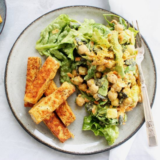 Simple black pepper tofu - Recipe photo by Beloved Kitchen