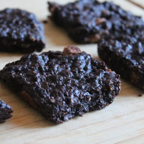 Healthy vegan brownies - Recipe photo by hornoMX