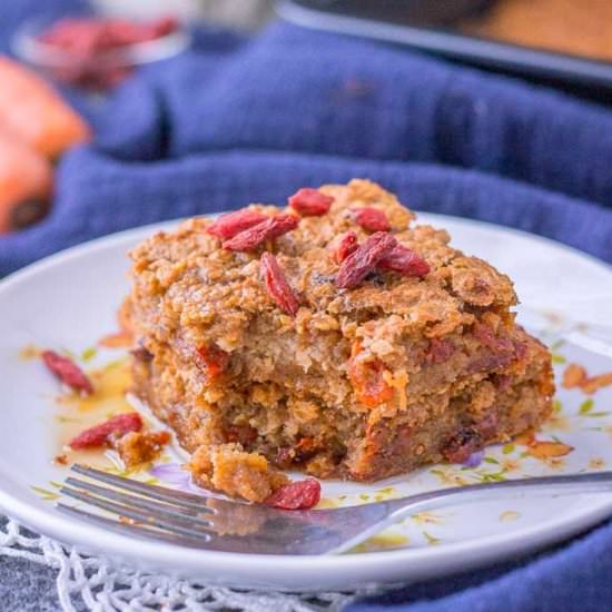 Carrot Cake Baked Oatmeal - Recipe photo by healthyhappynatalie
