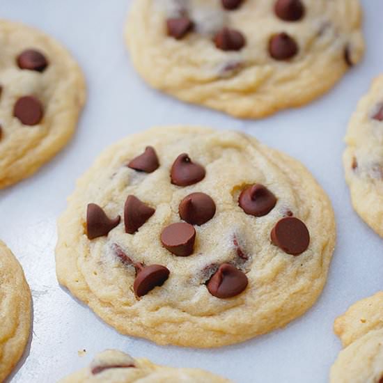 Soft batch chocolate chip cookies - Recipe photo by evabakes