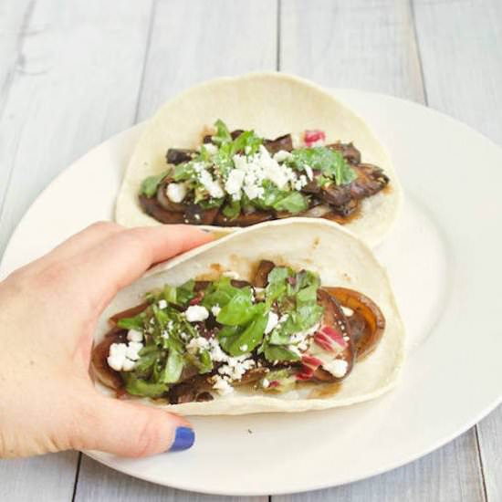 Grilled Portobello Mushroom Tacos - Recipe photo by sinfulnutrition