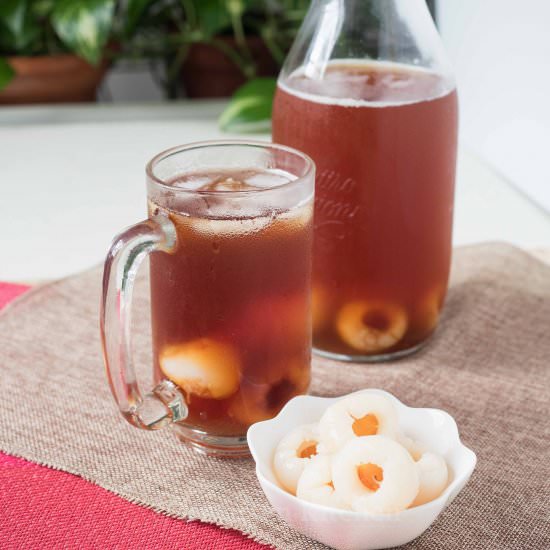 SWEET TEA LYCHEE - Recipe photo by Rivertenkitchen