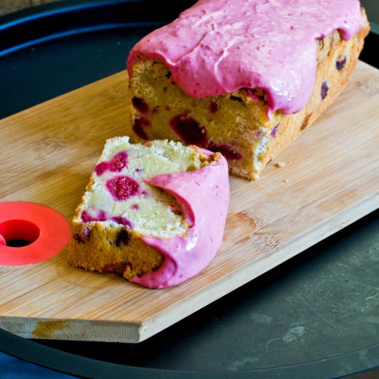 Raspberry marshmallow cake - Recipe photo by Uit de pan van San