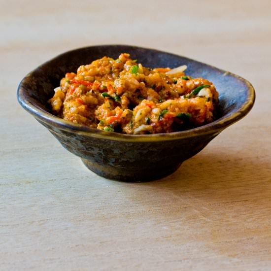 Bell pepper pesto - Recipe photo by Uit de pan van San