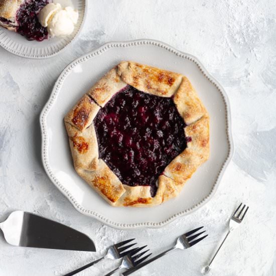 Blueberry Galette - Recipe photo by champagne-tastes
